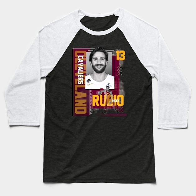 Cleveland Cavaliers Ricky Rubio 13 Baseball T-Shirt by today.i.am.sad